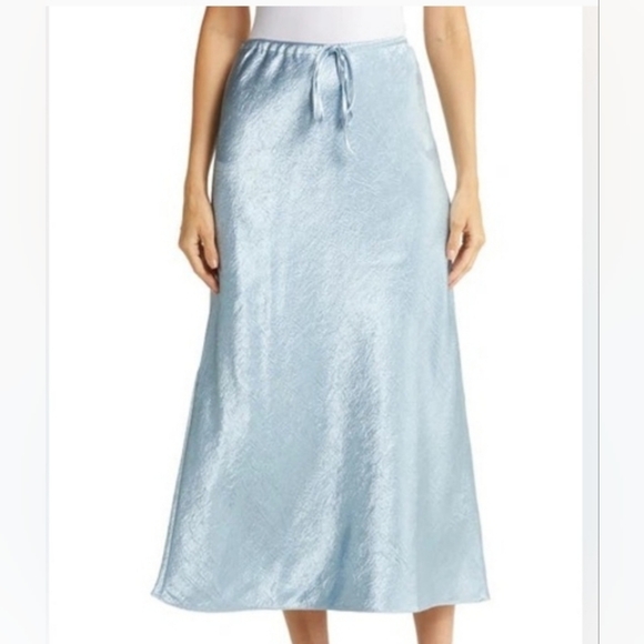nwt Baum Und Pferdgarten Sinaia skirt 40 crinkle satin drawstring waist maxi M - Picture 1 of 6